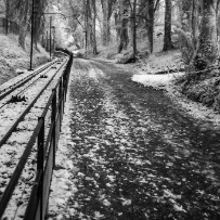 Chemin du Nant-d'Enfer - en infrarouge - Évian-les-Bains - Haute-Savoie - France Chemin du Nant-d'Enfer - en infrarouge - Évian-les-Bains - Haute-Savoie - France